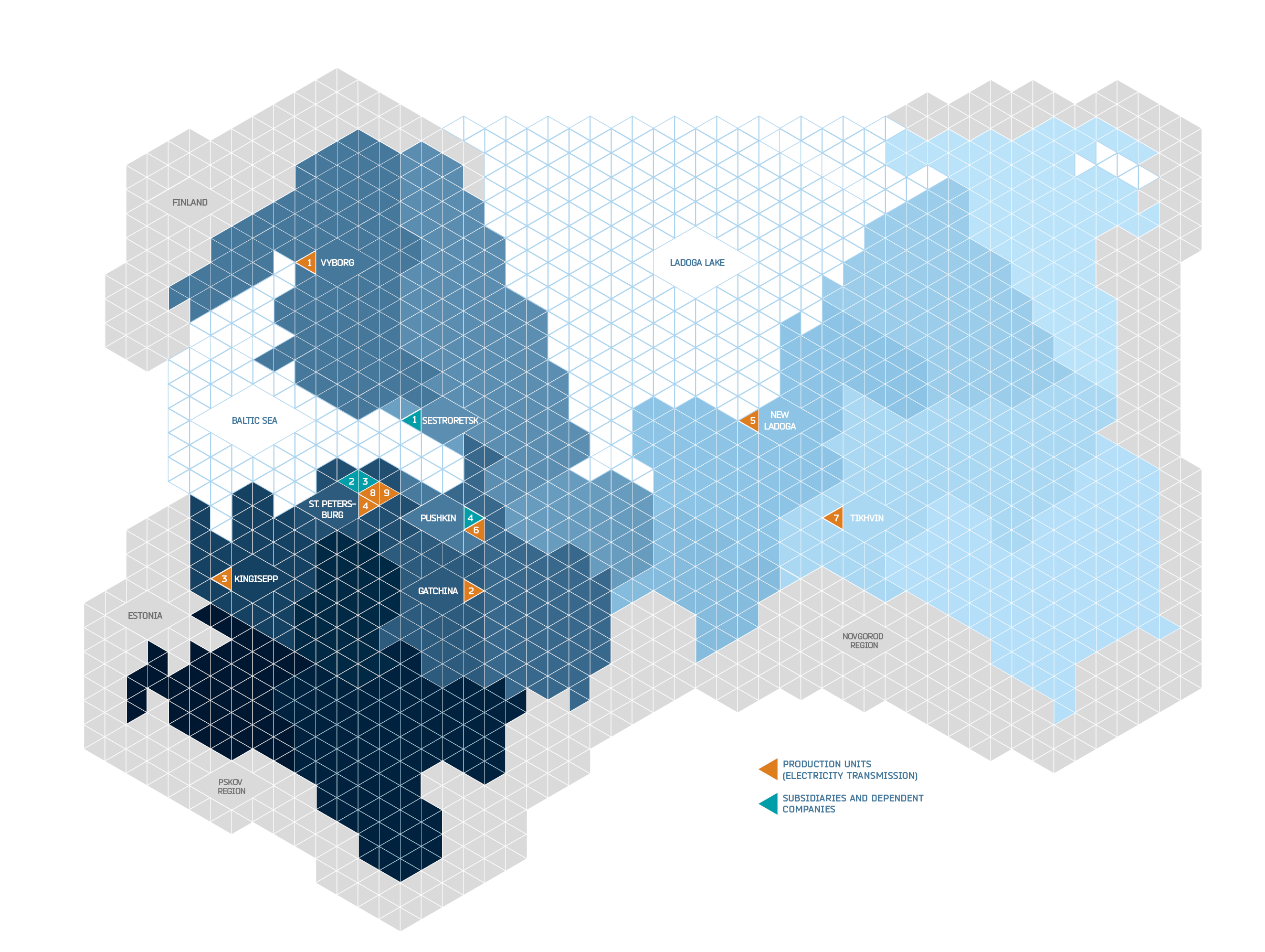 The Leningrad Region map